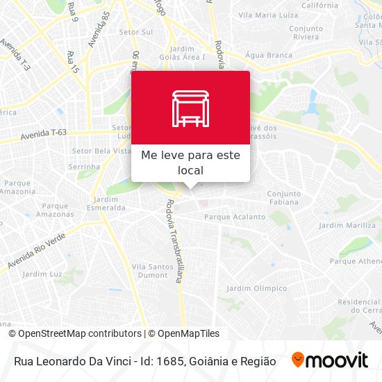 Rua Leonardo Da Vinci - Id: 1685 mapa