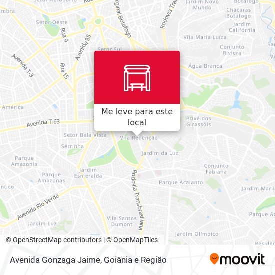 Avenida Gonzaga Jaime mapa