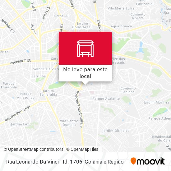 Rua Leonardo Da Vinci - Id: 1706 mapa