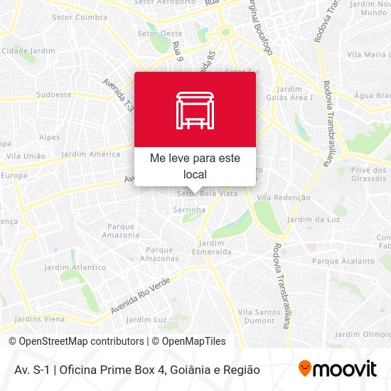 Av. S-1 | Oficina Prime Box 4 mapa