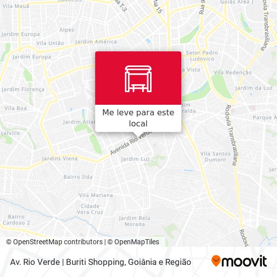 Av. Rio Verde | Buriti Shopping mapa