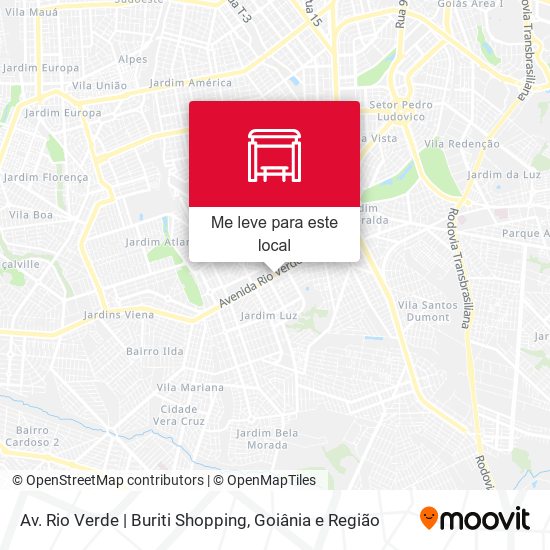 Av. Rio Verde | Buriti Shopping mapa