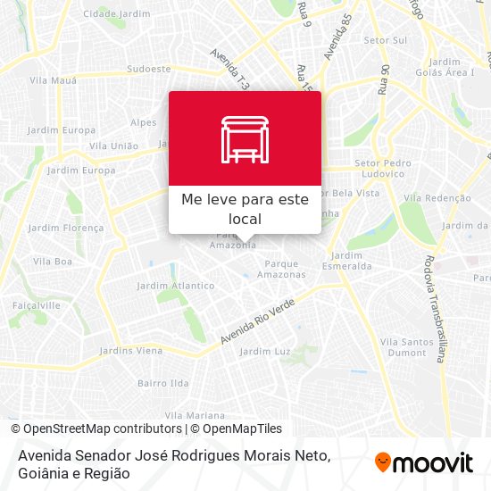 Avenida Senador José Rodrigues Morais Neto mapa