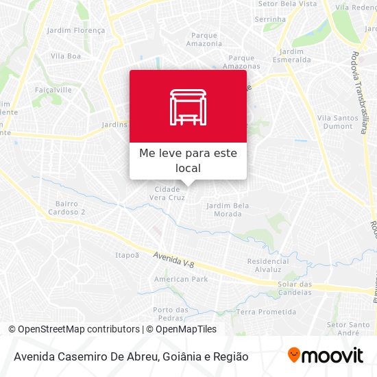 Avenida Casemiro De Abreu mapa