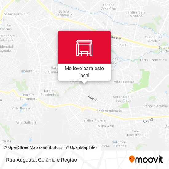 Rua Augusta mapa