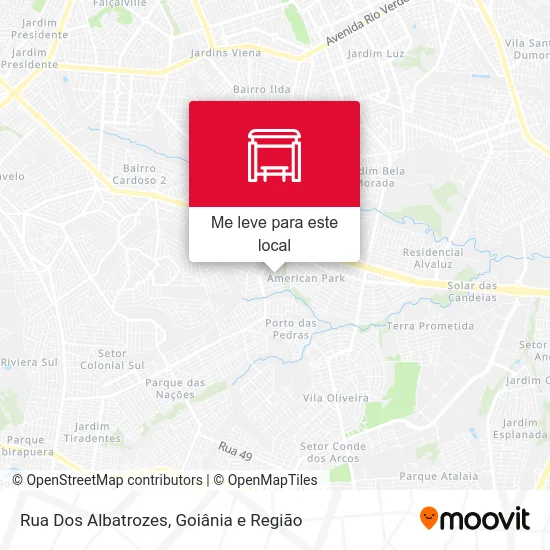 Rua Dos Albatrozes mapa