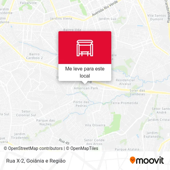 Rua X-2 mapa