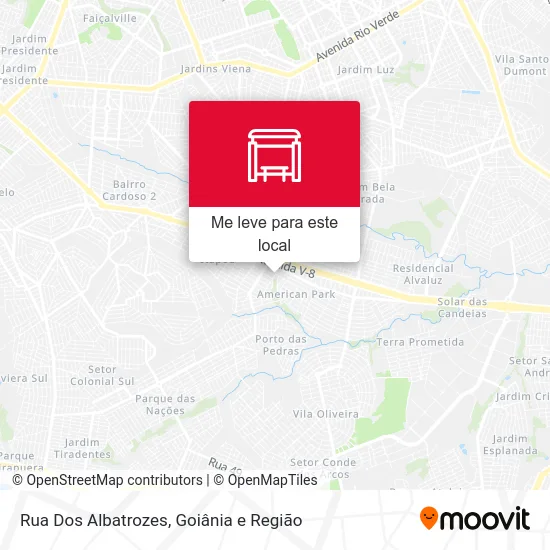 Rua Dos Albatrozes mapa