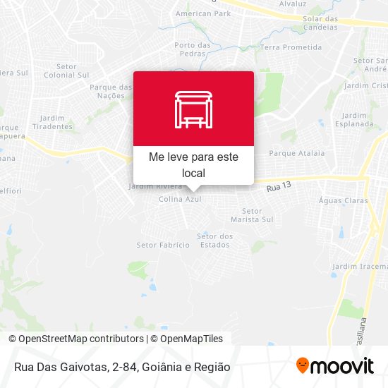 Rua Das Gaivotas, 2-84 mapa