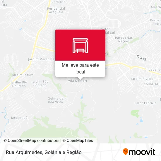 Rua Arquimedes mapa