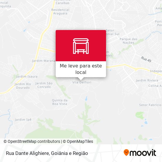 Rua Dante Alighiere mapa