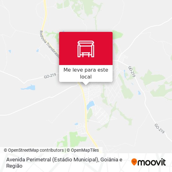 Avenida Perimetral (Estádio Municipal) mapa