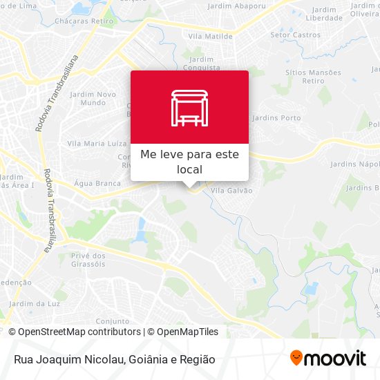 Rua Joaquim Nicolau mapa
