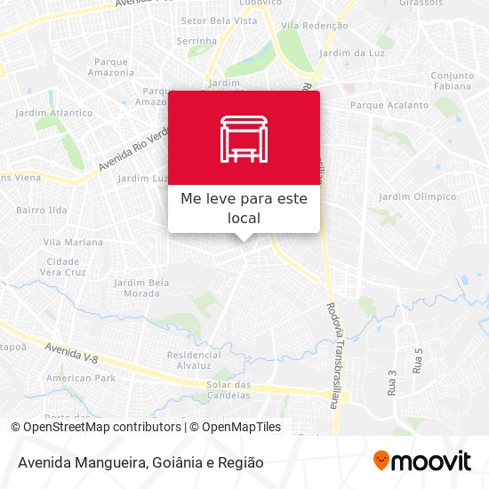 Avenida Mangueira mapa