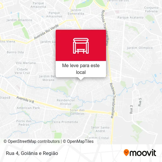Rua 4 mapa