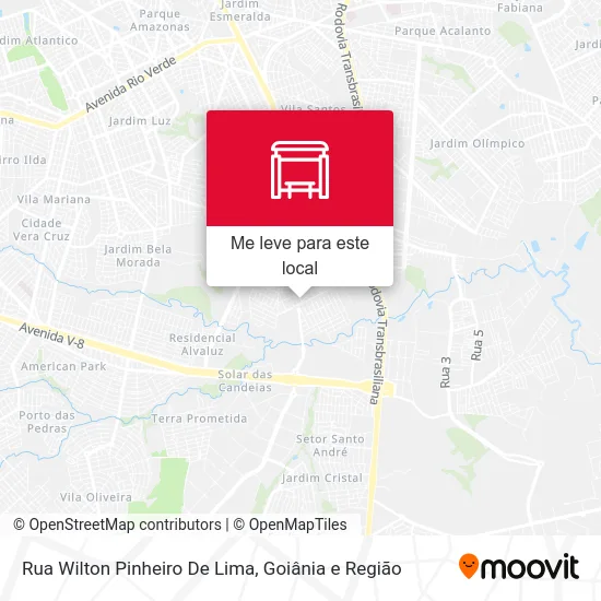 Rua Wilton Pinheiro De Lima mapa