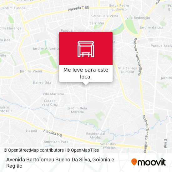 Avenida Bartolomeu Bueno Da Silva mapa