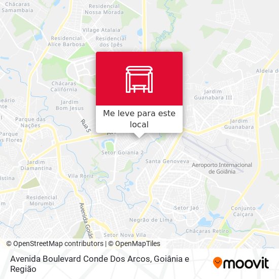 Avenida Boulevard Conde Dos Arcos mapa