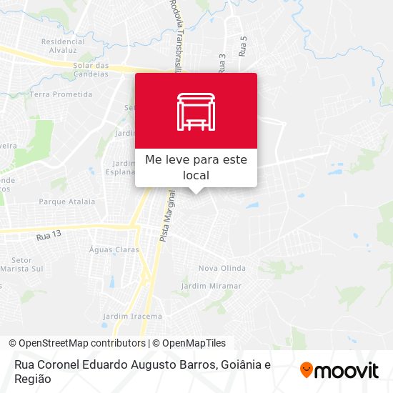 Rua Coronel Eduardo Augusto Barros mapa