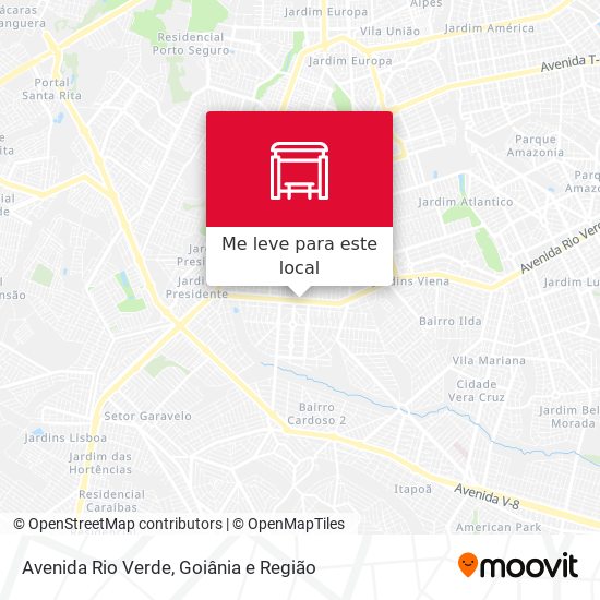 Avenida Rio Verde mapa
