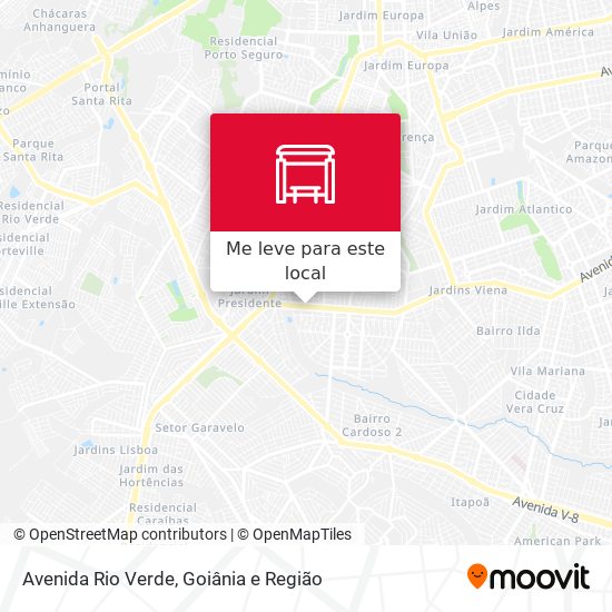 Avenida Rio Verde mapa
