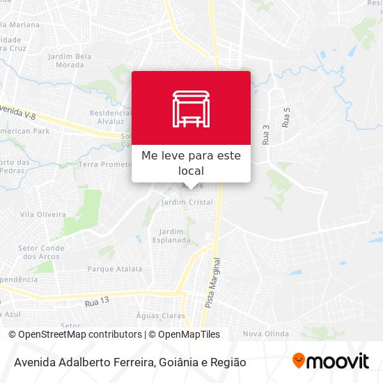 Avenida Adalberto Ferreira mapa