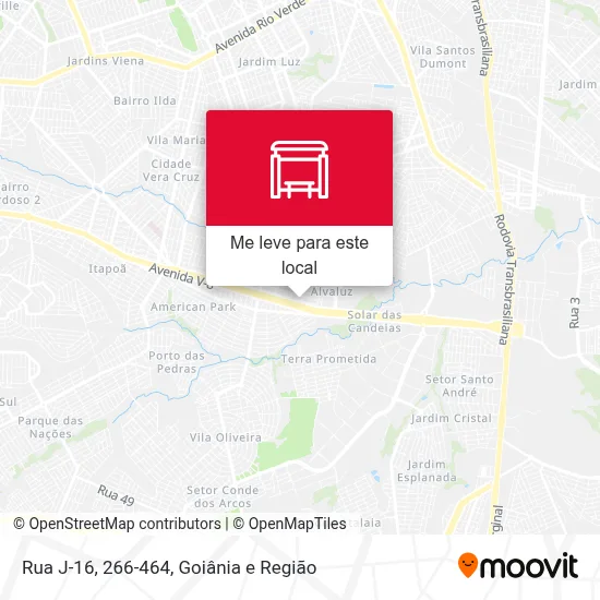 Rua J-16, 266-464 mapa