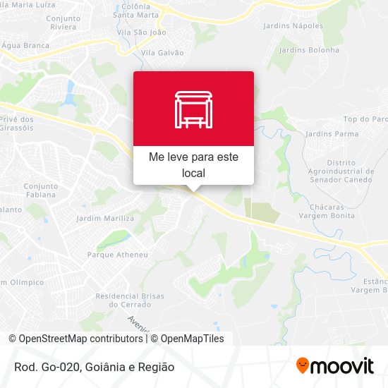 Rod. Go-020 mapa