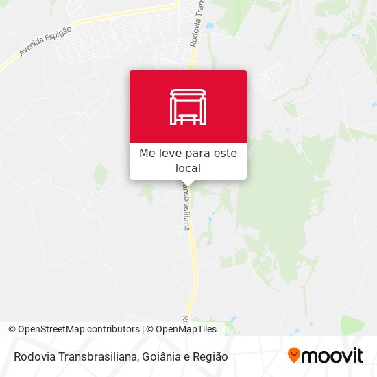 Rodovia Transbrasiliana mapa