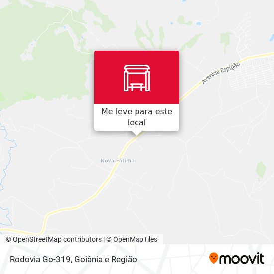 Rodovia Go-319 mapa