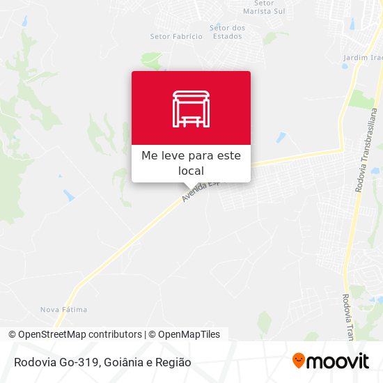 Rodovia Go-319 mapa