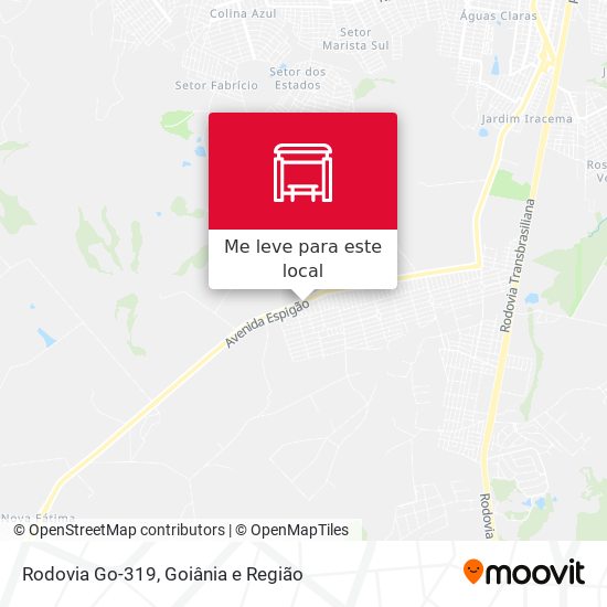Rodovia Go-319 mapa