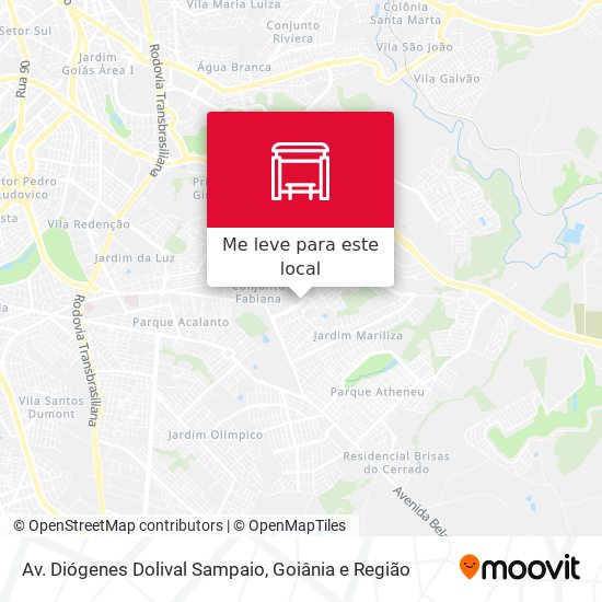 Av. Diógenes Dolival Sampaio mapa