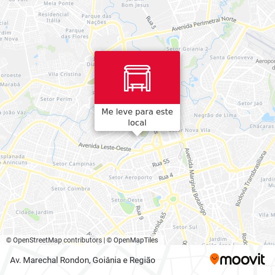 Av. Marechal Rondon mapa