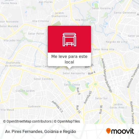 Av. Pires Fernandes mapa