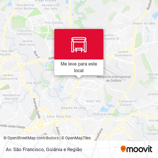 Av. São Francisco mapa
