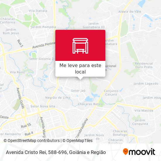 Avenida Cristo Rei, 588-696 mapa