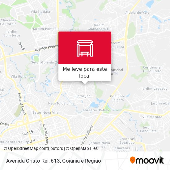 Avenida Cristo Rei, 613 mapa