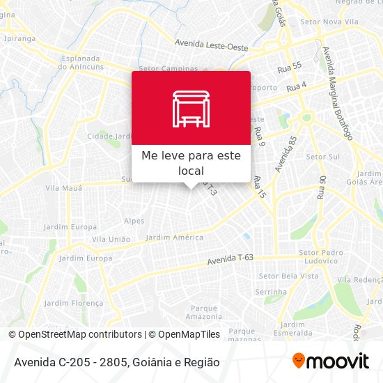 Avenida C-205 - 2805 mapa