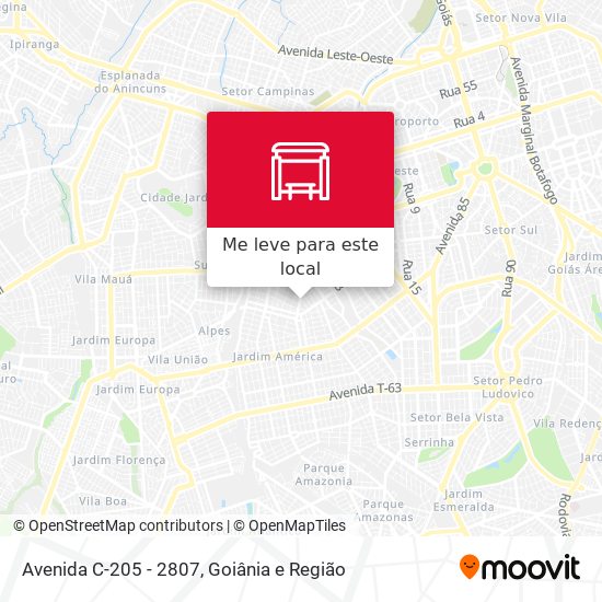 Avenida C-205 - 2807 mapa