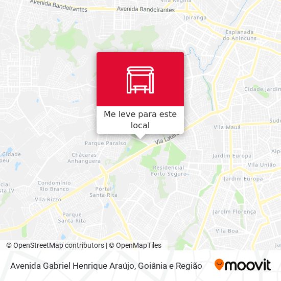 Avenida Gabriel Henrique Araújo mapa