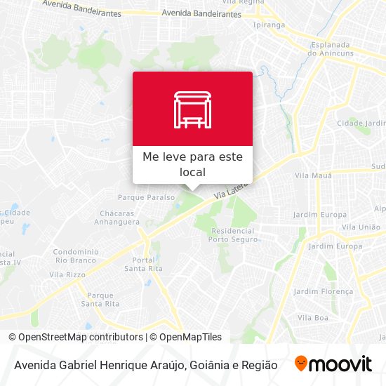 Avenida Gabriel Henrique Araújo mapa