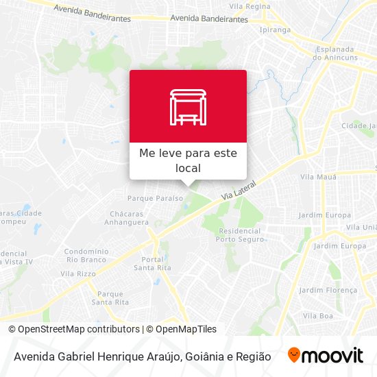 Avenida Gabriel Henrique Araújo mapa