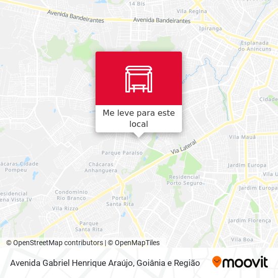 Avenida Gabriel Henrique Araújo mapa