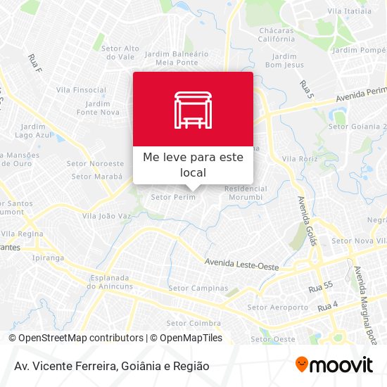 Av. Vicente Ferreira mapa