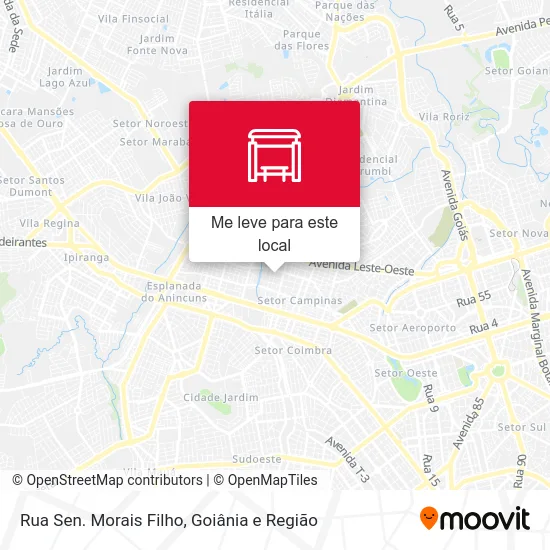 Rua Sen. Morais Filho mapa