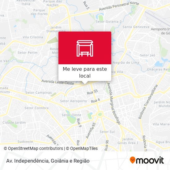 Av. Independência mapa