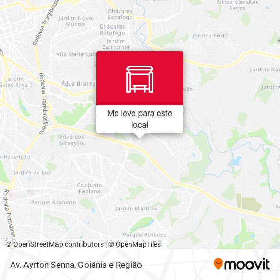 Av. Ayrton Senna mapa