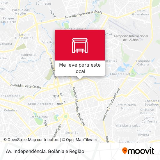 Av. Independência mapa