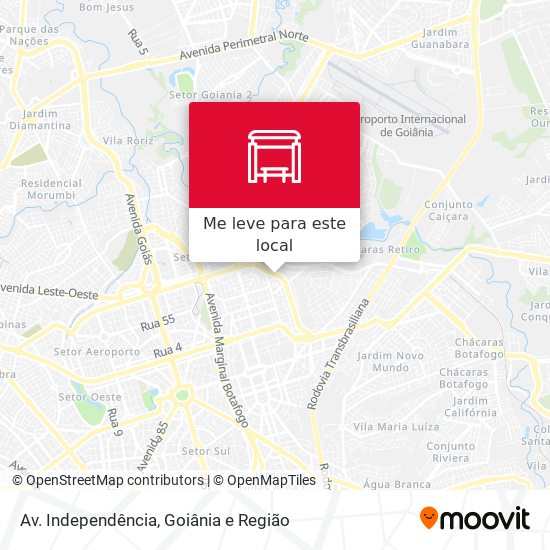 Av. Independência mapa